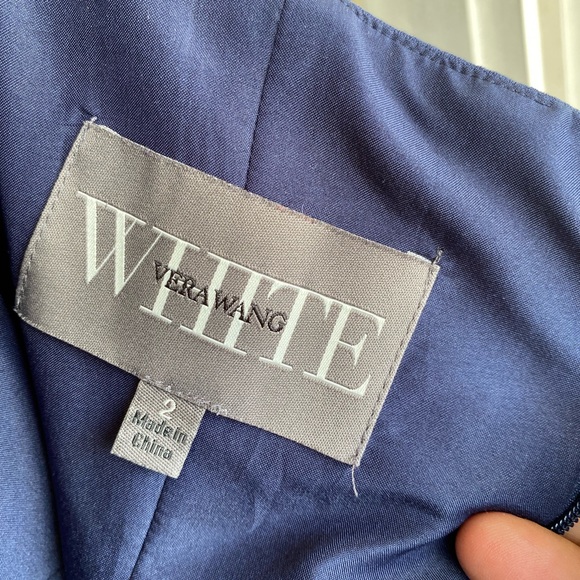 Vera Wang WHITE Halter Gown - Picture 6 of 7